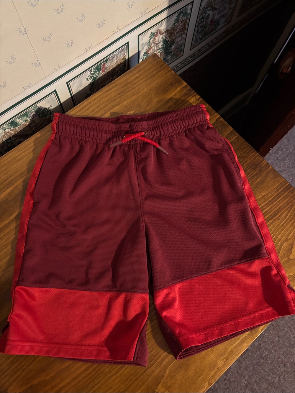 Boy’s Athletic Shorts - Red